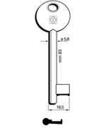 Ferramenta1.com | Chiavi silca patent agb-pari 6p1d bz - PZ 5