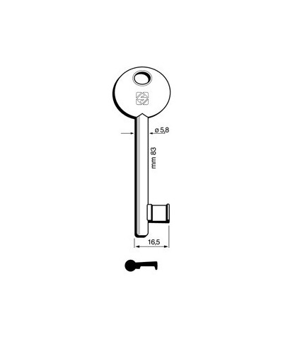 Ferramenta1.com | Chiavi silca patent agb-disp 6p1s ni - PZ 5