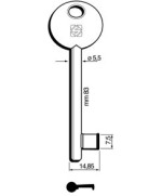 Ferramenta1.com | Chiavi silca patent bon-p/pari 6p2s bz - PZ 5
