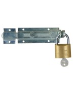 Ferramenta1.com | Catenaccio portalucchetto ibfm 36 zinc 150 mm - PZ 10