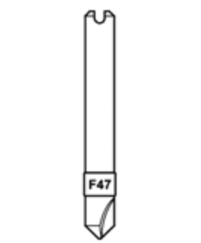 Ferramenta1.com | Silca fresa f47 (punzonate) x matrix d740451zb - PZ 1
