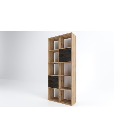 Ferramenta1.com | Kit libreria chef 75x30xh180 cm rovere ardesia - PZ 1