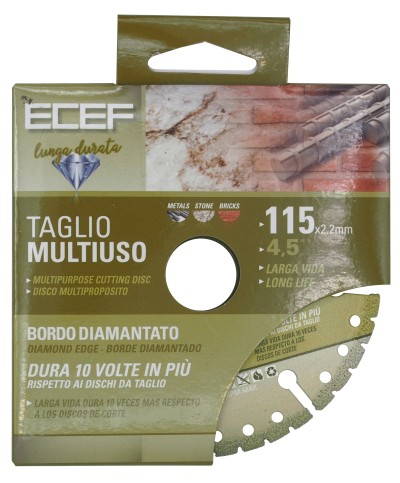 Ferramenta1.com | Disco diamantato multiuso d 115 mm - PZ 1