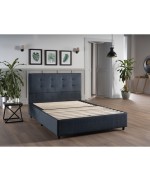 Ferramenta1.com | Letto matrimoniale contenitore 160x200 cm grigio scuro - PZ 1
