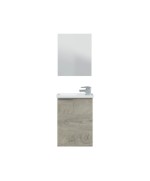 Ferramenta1.com | Kit mobile bagno 1 anta 40 sosp. lavabo rovere - PZ 1