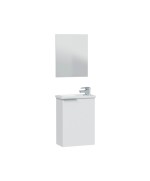 Ferramenta1.com | Kit mobile bagno 1 anta 40 sosp. lavabo bianco lacc - PZ 1