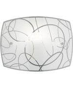 Ferramenta1.com | Applique spirelli decoro cerchi e27 30x22 cm - PZ 1