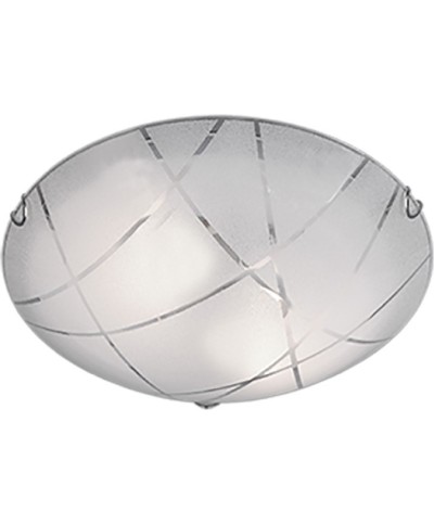 Ferramenta1.com | Plafoniera sandrina graniglia righe trasp. d.40 - PZ 1
