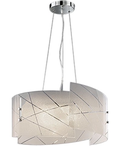 Ferramenta1.com | Lampada sosp sandrina gran righe trasp d 50 - PZ 1