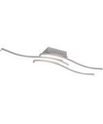 Ferramenta1.com | Plafoniera led route acciaio satin. 3 luci x 5w 4000k - PZ 1