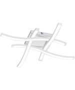 Ferramenta1.com | Plafoniera led route bianco 4 luci x 5w 4000k - PZ 1