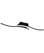 Ferramenta1.com | Plafoniera led route antracite 2 luci x 5w 4000k - PZ 1