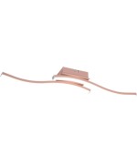 Ferramenta1.com | Plafoniera led route oro rosa 2 luci x 5w 4000k - PZ 1