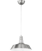 Ferramenta1.com | Lampada sosp will metallo d 36 cm acciaio satin - PZ 1