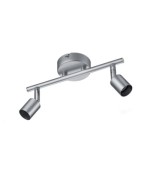 Ferramenta1.com | Barra 2 faretti paris gu10 alluminio - PZ 1