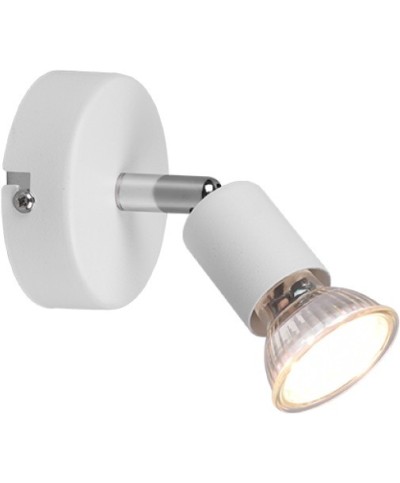 Ferramenta1.com | Faretto da parete paris 1 luce gu10 bianco - PZ 1