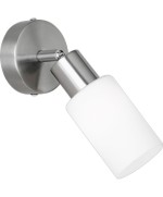 Ferramenta1.com | Faretto da parete mars e14 acciaio/vetro - PZ 1