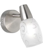 Ferramenta1.com | Faretto da parete colmar e14 vetro satinato - PZ 1