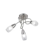 Ferramenta1.com | Plafoniera colmar 3 luci e14 vetro satinato - PZ 1