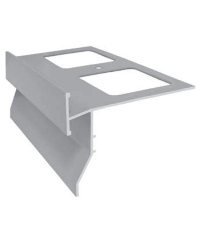 Ferramenta1.com | Gocciolatoio per balconi pvc mm 85x2,6 m grigio - PZ 10