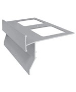 Ferramenta1.com | Gocciolatoio per balconi pvc mm 85x2,6 m grigio - PZ 10