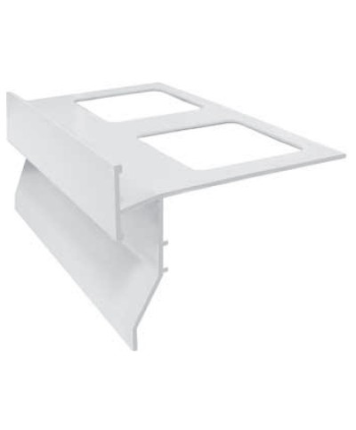 Ferramenta1.com | Gocciolatoio per balconi pvc mm 85x2,6 m bianco - PZ 1