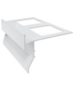 Ferramenta1.com | Gocciolatoio per balconi pvc mm 85x2,6 m bianco - PZ 1