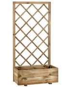 Ferramenta1.com | Fioriera con griglia ecoflora impregn 70x35x140 cm - PZ 1