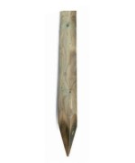 Ferramenta1.com | Palo impregnato tondo c/punta d 5xh100  cm - PZ 1