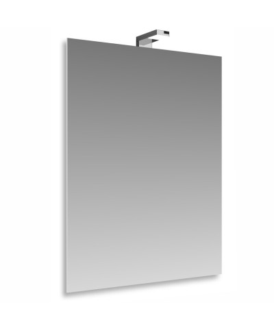 Ferramenta1.com | Specchio a filo  50x70 cm c/lampada led - PZ 1