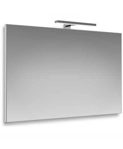 Ferramenta1.com | Specchio con telaio  60x90 cm lampada led 30 cm - PZ 1
