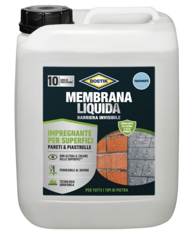 Ferramenta1.com | Bostik membrana liquida barriera invis 5 l trasp - PZ 1