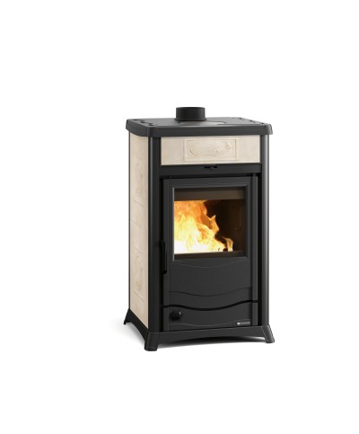 Ferramenta1.com | Termostufa legna 11.1 kw rossella plus evo dsa 4.0 panna - PZ 1