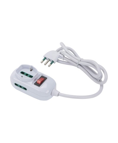 Ferramenta1.com | Fme 421454 multipresa 2p bip+1bip/schuko spina 10a - PZ 1