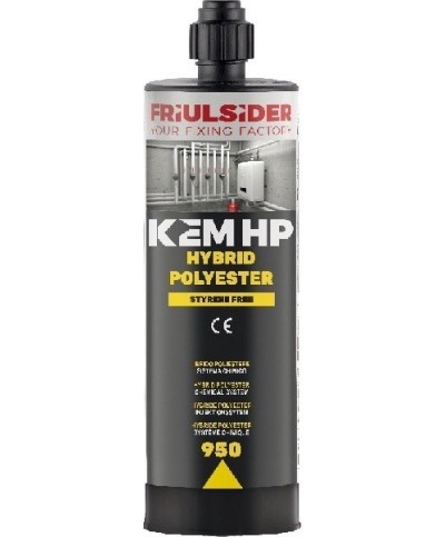 Ferramenta1.com | Friulsider ancorante chimico kem hp 400 ml - PZ 12