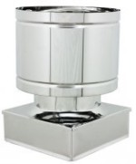 Ferramenta1.com | Fumaiolo a botte inox aisi 304 42x42 cm - PZ 1