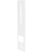 Ferramenta1.com | Placca per avvolgitori universale in abs bianco - PZ 1