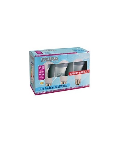 Ferramenta1.com | LED GOCCIA 13,5W E27 1100 LM 6400K FREDDA 3 PZ - ...