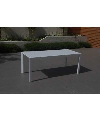 Ferramenta1.com | Tavolo rettang allum bco estens 127/180x77x71 cm - PZ 1