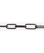 Ferramenta1.com | Catena maglia lunga ritorta 2,5 mm 2,5 m nero - PZ 1