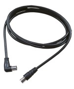 Ferramenta1.com | Prolunga antenna tv 1,5 m spina 90 nero - PZ 1