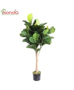 Ferramenta1.com | C pianta ficus lyrata artificiale 125 cm - PZ 4