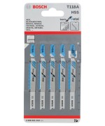Ferramenta1.com | Bosch-a 5 lame t 118 a per seghetto alternativo - CF 1