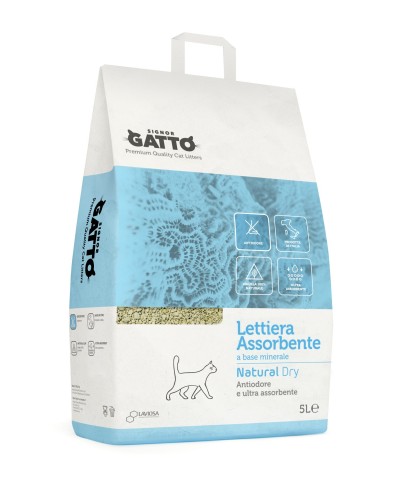 Ferramenta1.com | Lettiera signor gatto natural dry 5 l - PZ 4