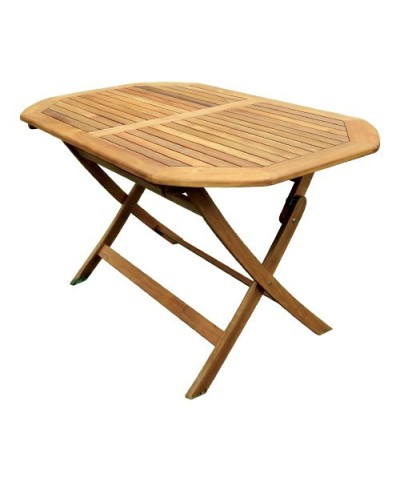 Ferramenta1.com | C tavolo legno ovale pieghevole cm 120x75x72 - PZ 1