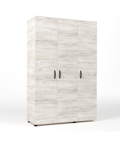 Ferramenta1.com | Kit armadio 3 ante 120x52x205 cm bianco ven.k083 - PZ 1