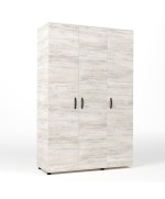 Ferramenta1.com | Kit armadio 3 ante 120x52x205 cm bianco ven.k083 - PZ 1