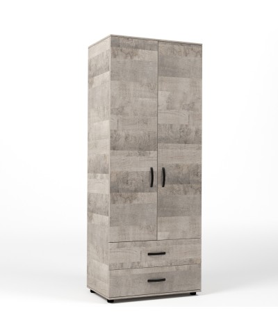 Ferramenta1.com | Kit armadio 2 ante + 2 cassetti 80x52x205 cm rovere plat.k355 - PZ 1