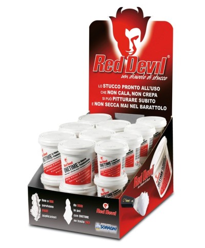 Ferramenta1.com | Expo stucco red devil onetime 250 ml bianco 24 pz - CF 1