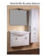 Ferramenta1.com | Mobile bagno brillo 85 sosp. pino bianco - PZ 1
